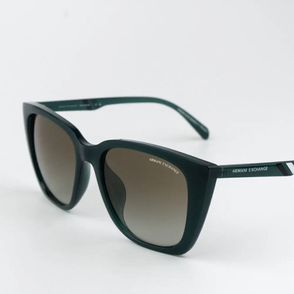 Armani Exchange Women Sunglasses Opaline Green Cat Eye AX4116SU 82428E BRAND NEW